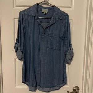 Skies Are Blue Blue Jean Shirt